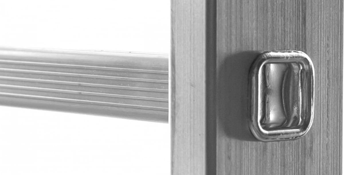 Лестница односекционная "СТАНДАРТ" 1×9, алюминий - фото